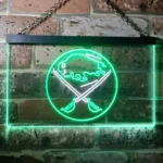 Buffalo Sabres Neon Sign Golf Club Pair 1