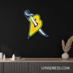 Buffalo Sabres Neon Sign Letter B With Sword 1