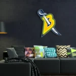Buffalo Sabres Neon Sign Letter B With Sword 1