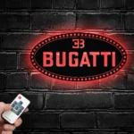 Bugatti Metal Sign Emblem Car 1