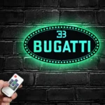 Bugatti Metal Sign Emblem Car 1
