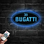 Bugatti Metal Sign Emblem Car 1