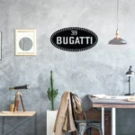 Bugatti Metal Sign Emblem Car 1