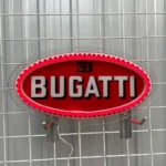 Bugatti Neon Sign Logo 1