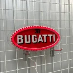 Bugatti Neon Sign Logo 1