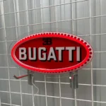 Bugatti Neon Sign Logo 1