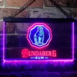 Bundaberg Rum Neon Sign Bear Rum Badge 1