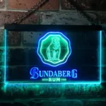 Bundaberg Rum Neon Sign Bear Rum Badge 1