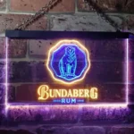 Bundaberg Rum Neon Sign Bear Rum Badge 1
