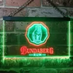 Bundaberg Rum Neon Sign Bear Rum Badge 1