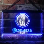 Bundaberg Rum Neon Sign Bear Rum Badge 1