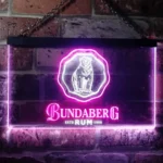 Bundaberg Rum Neon Sign Bear Rum Badge 1