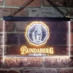 Bundaberg Rum Neon Sign Bear Rum Badge 1
