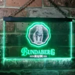 Bundaberg Rum Neon Sign Bear Rum Badge 1