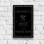 Busch Light Metal Sign Buck 1