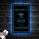 Busch Light Metal Sign Buck 1