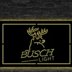 Busch Light Metal Sign Deer 1