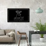 Busch Light Metal Sign Deer 1