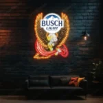 Busch Light Neon Sign Bespoke Logo Custom American Eagle 1