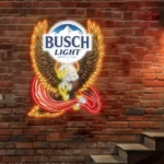 Busch Light Neon Sign Bespoke Logo Custom American Eagle 1