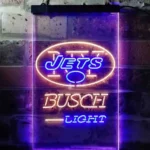 Busch Light Neon Sign New York Jet 1