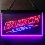 Busch Light Neon Sign Upslope Logo Home Bar 1
