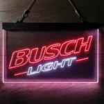 Busch Light Neon Sign Upslope Logo Home Bar 1