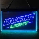 Busch Light Neon Sign Upslope Logo Home Bar 1