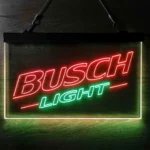 Busch Light Neon Sign Upslope Logo Home Bar 1