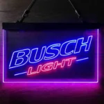 Busch Light Neon Sign Upslope Logo Home Bar 1