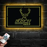 Busch Metal Sign Cabin Deer Hunt 1