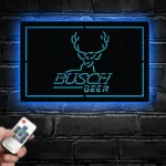 Busch Metal Sign Cabin Deer Hunt 1