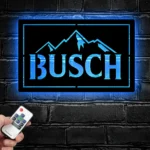 Busch Metal Sign Snow Mountain 1