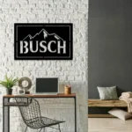 Busch Metal Sign Snow Mountain 1