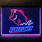 Busch Neon Sign Fishing Camp 3 Color 1
