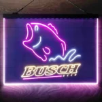 Busch Neon Sign Fishing Camp 3 Color 1