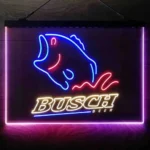 Busch Neon Sign Fishing Camp 3 Color 1