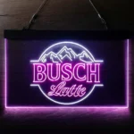 Busch Neon Sign Latte Summit Bar 1