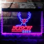 Busch Neon Sign Lodge Deer Hunt 1