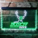 Busch Neon Sign Lodge Deer Hunt 1