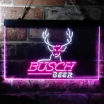 Busch Neon Sign Lodge Deer Hunt 1