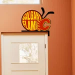 Calgary Flames Metal Sign Calgary Flame C 1