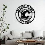 Calgary Flames Metal Sign Custom Nhl 1
