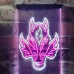 Calgary Flames Neon Sign Neon Wolf Head 1