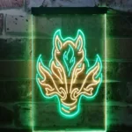 Calgary Flames Neon Sign Neon Wolf Head 1