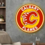 Calgary Flames Neon Sign Nhl 1