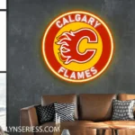 Calgary Flames Neon Sign Nhl 1