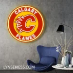 Calgary Flames Neon Sign Nhl 1