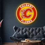Calgary Flames Neon Sign Nhl 1