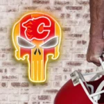 Calgary Flames Neon Sign The Punisher 1